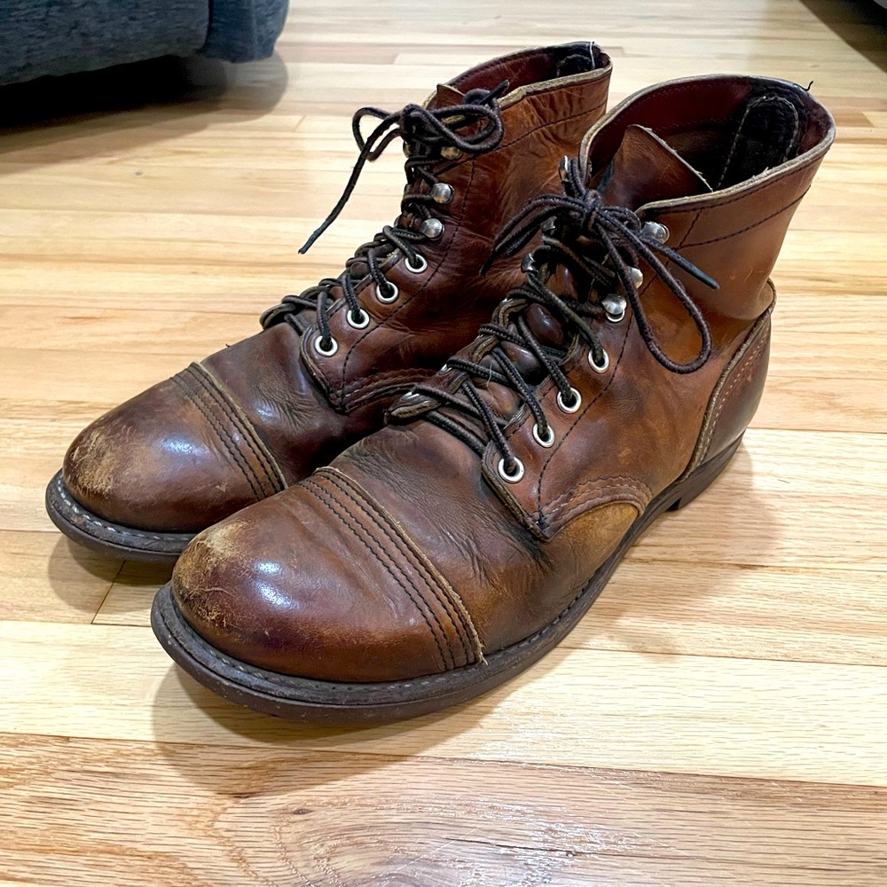 Red Wing Iron Ranger Men Sz 8.5